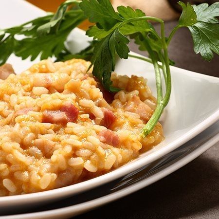 Risotto alla zucca e pancetta-4