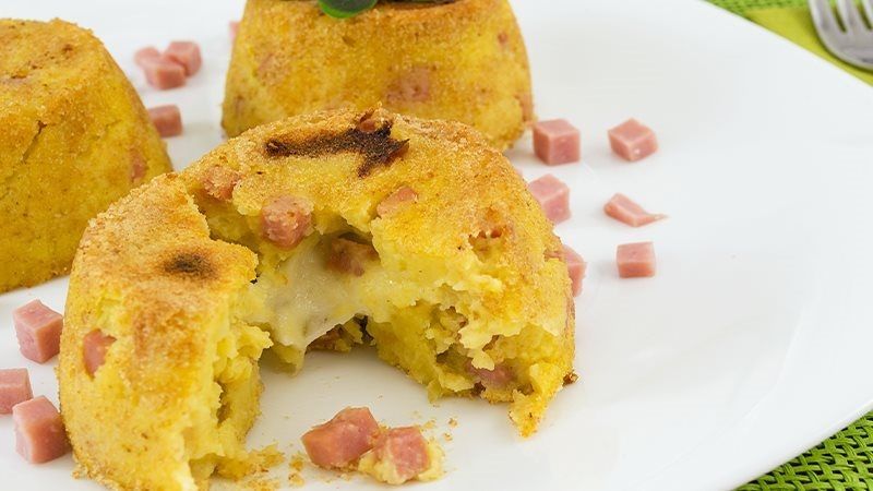 Souffle di patate e prosciutto cotto-1